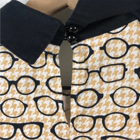 Modcloth fervour clear as day off dress glasses xs - Picture 9 of 9